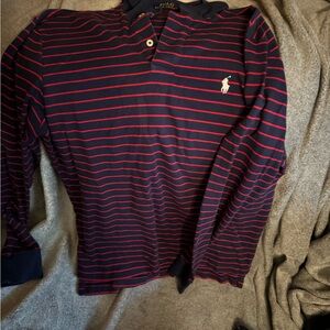 Men’s long sleeve polo